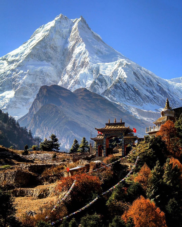 Nepal Sagarmatha mountain