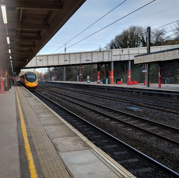 Virgin Pendolino Departing Lancaster Train Station