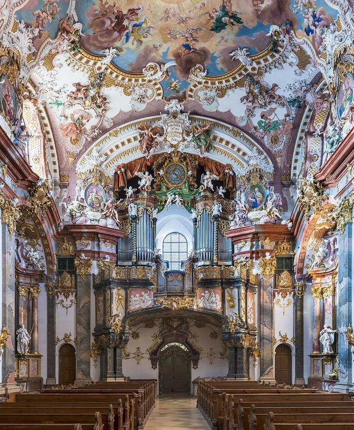 Órgão da igreja da abadia de Wilhering, Alta Áustria.
