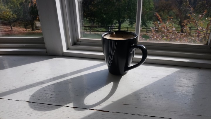 Coffee comes first