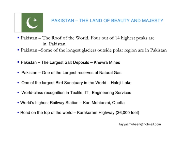 Pakistan- The land of beauty and Majesty