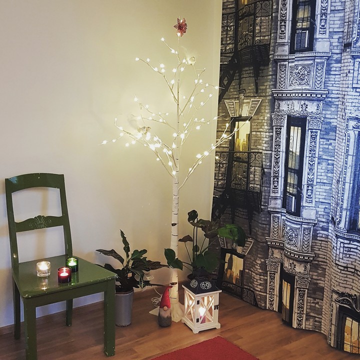 Christmas birch tree!