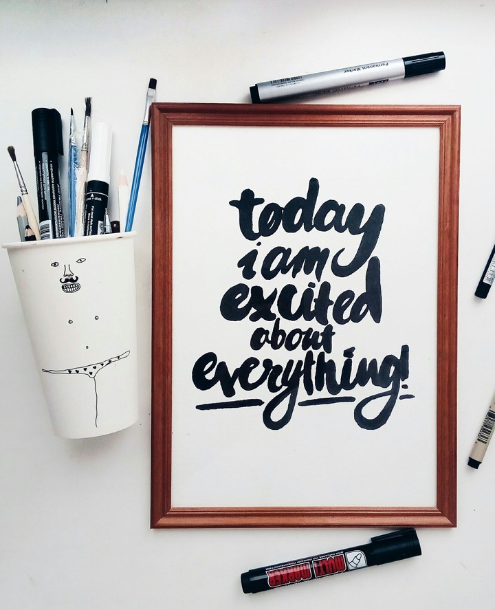 today I am excited about everything!
