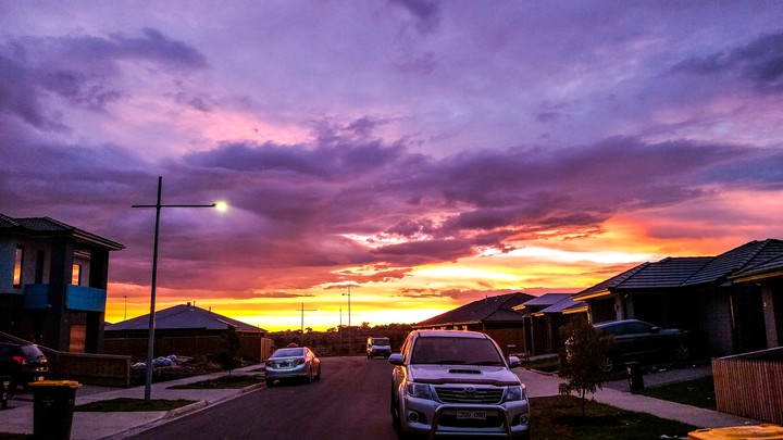 Suburban Sunset