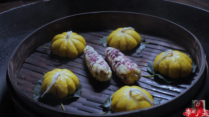 corn with pumkin china style cookinh