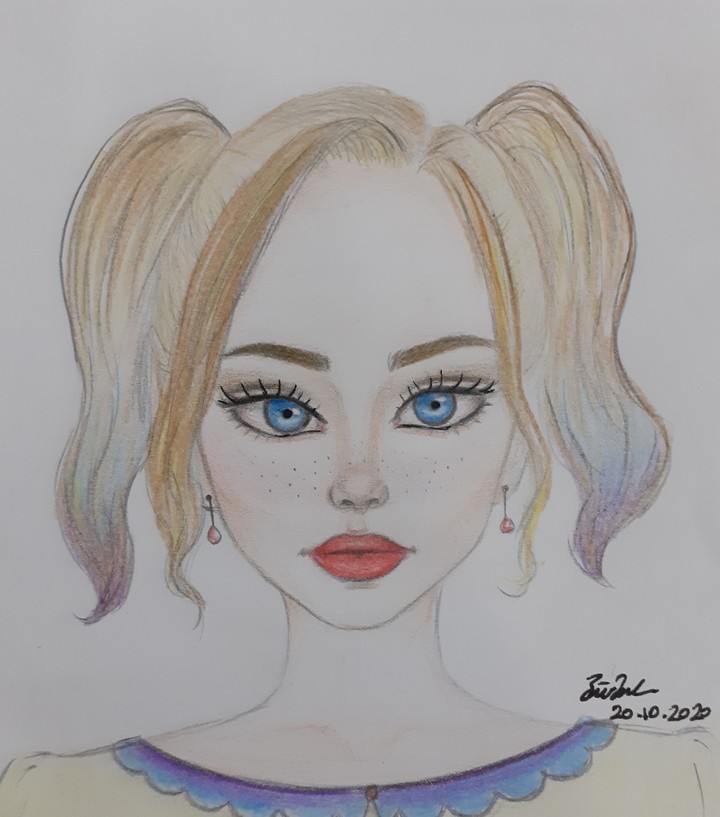 Girl drawing