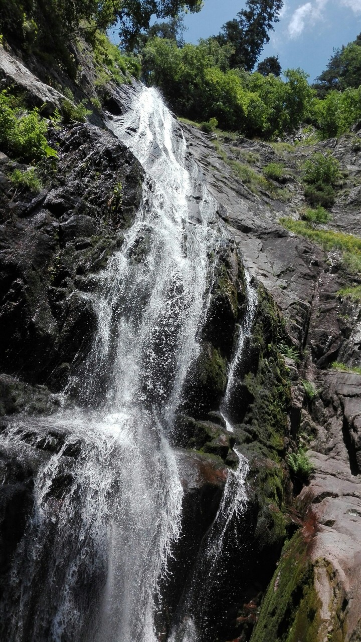 la chute d'eau !