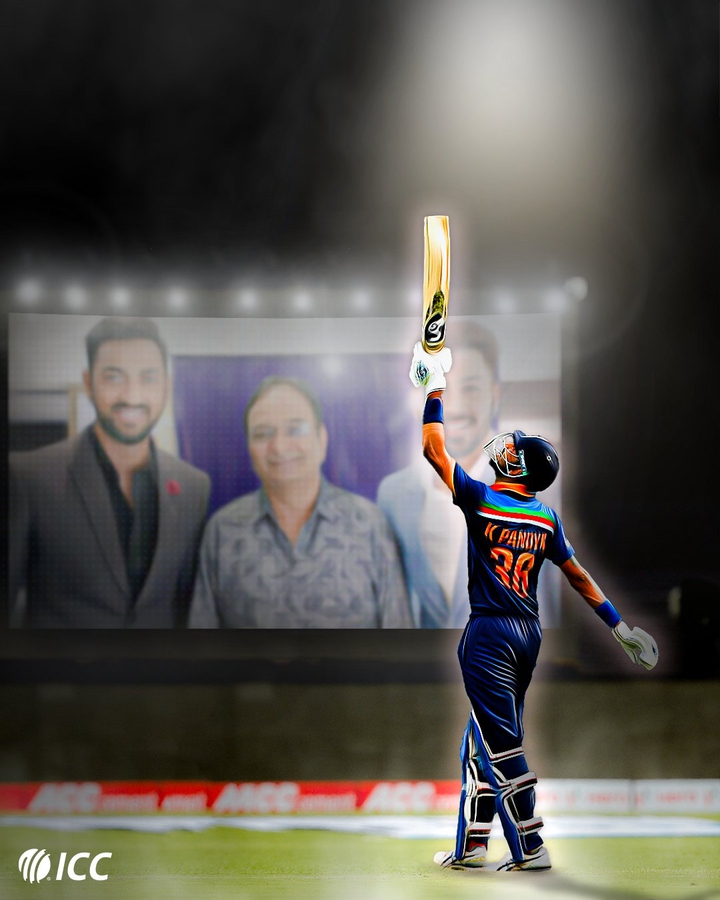 Krunal Pandya Maiden Fifty