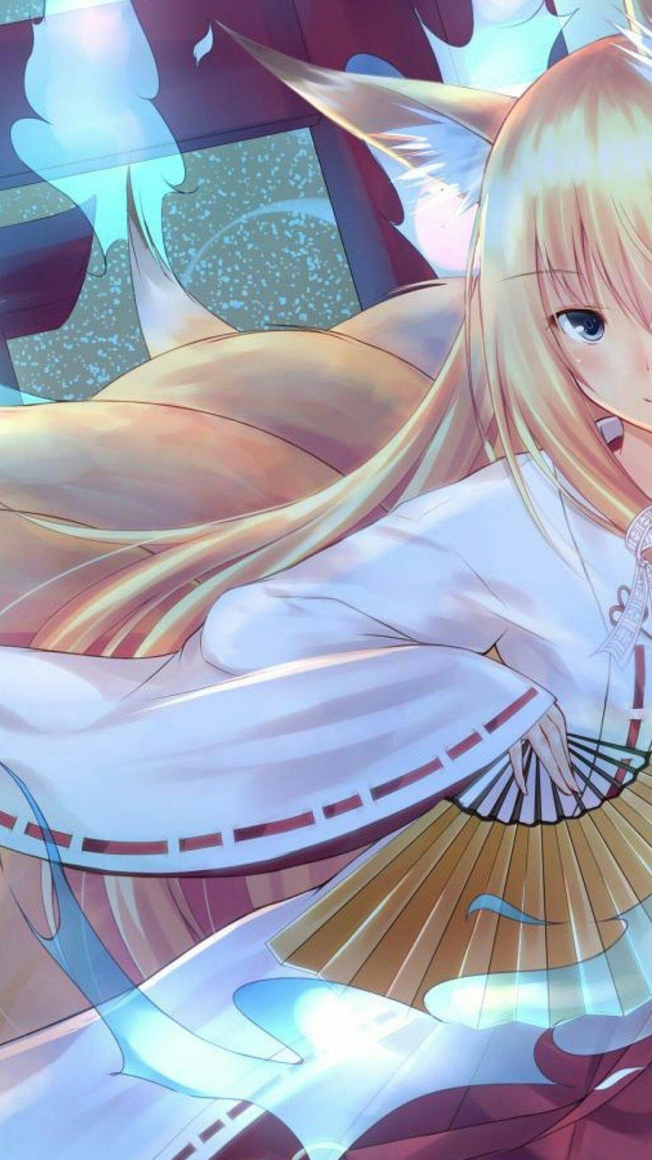 nine tail fox girl