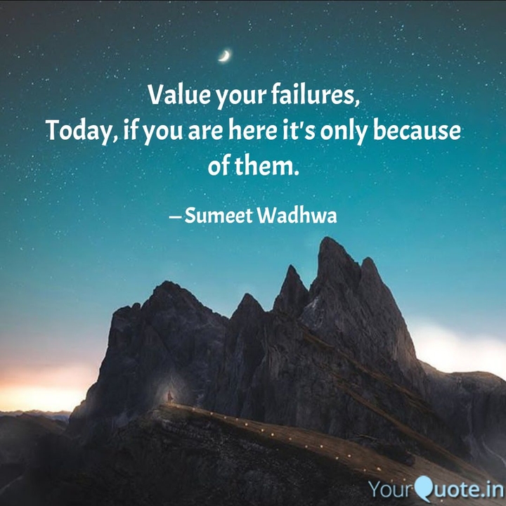Value your failures