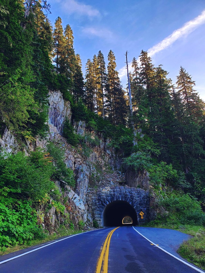 tunnel through the mountain