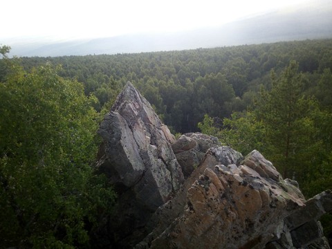 The Urals Mountaines. пик горы. хребет Малый Урал.