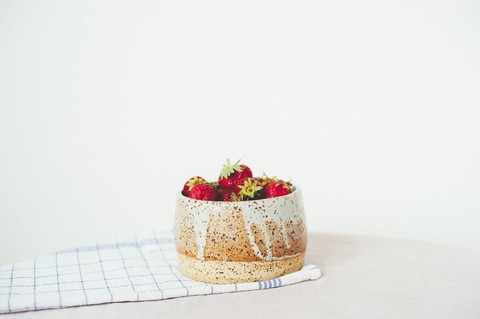 Strawberries In A Bowl