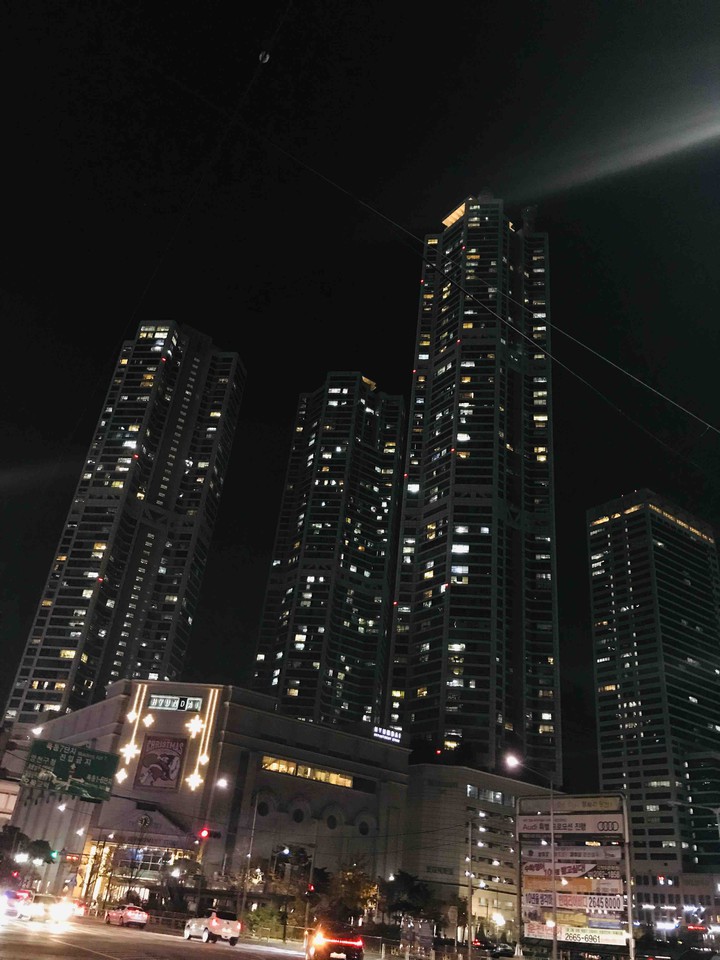 building in the night