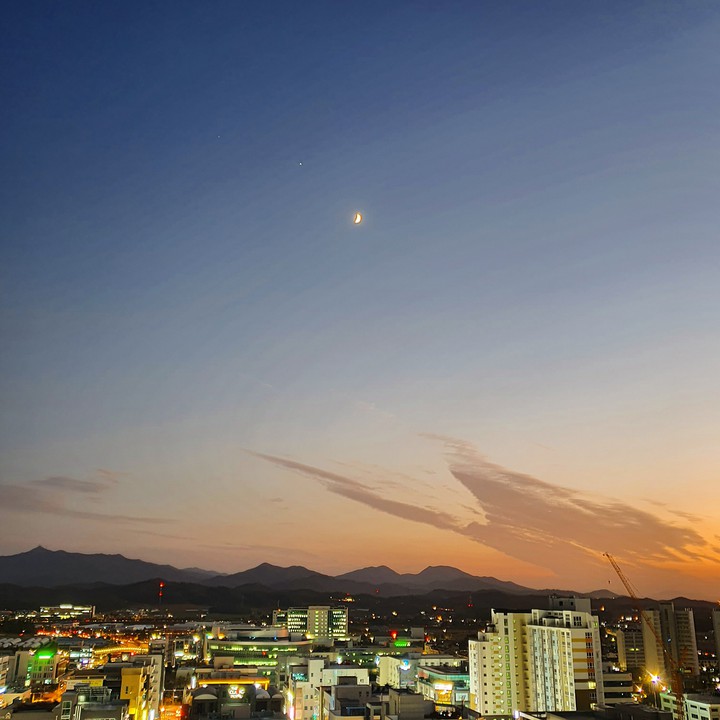 Late afternoon in korea