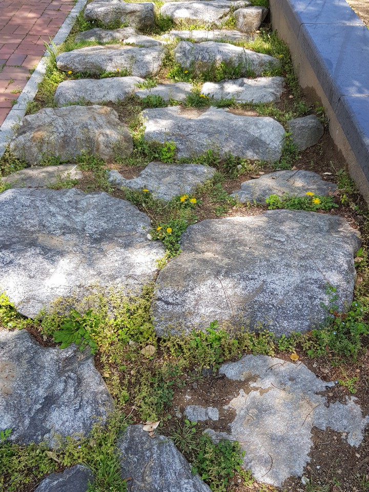 stone stairs