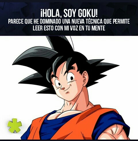 hola soy goku