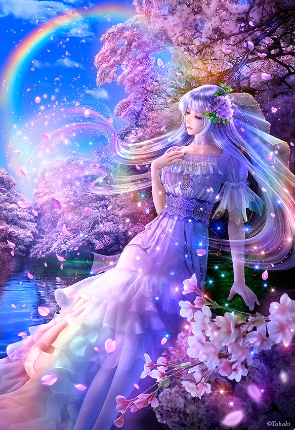 Rainbow in the sky