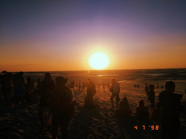 Sunset at Lençóis Maranhenses,  MA BRAZIL