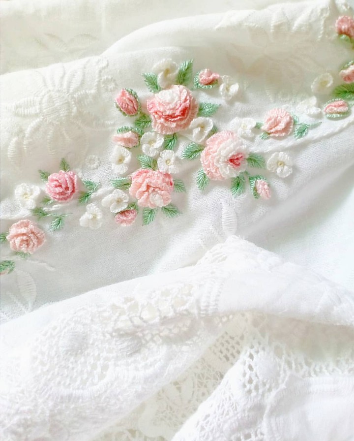 Embroidered Flowers