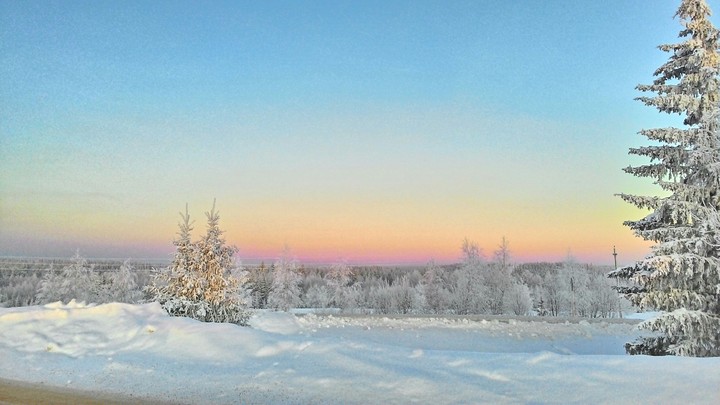 Beautiful winter Ural