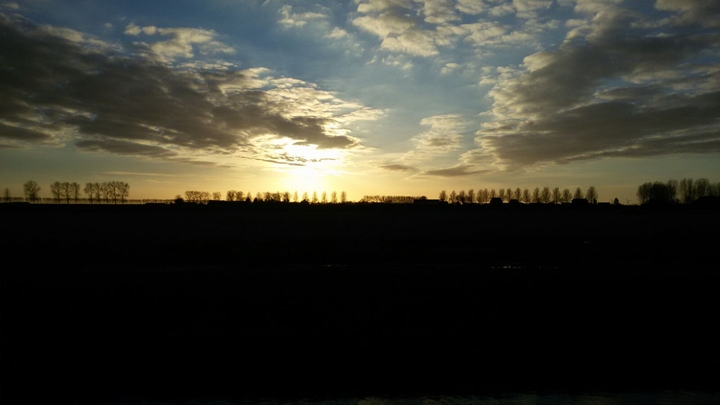 The most beautiful image in the evening