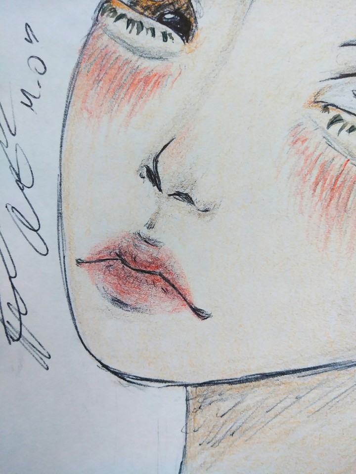 colored pencil art