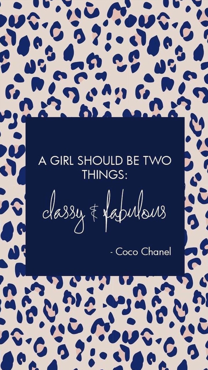 A great Statement by Coco Chanel. Girls, there?