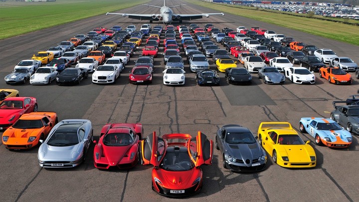 Huge car meet