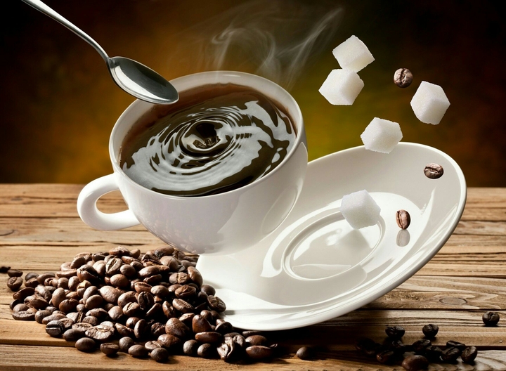 hot and cold coffee