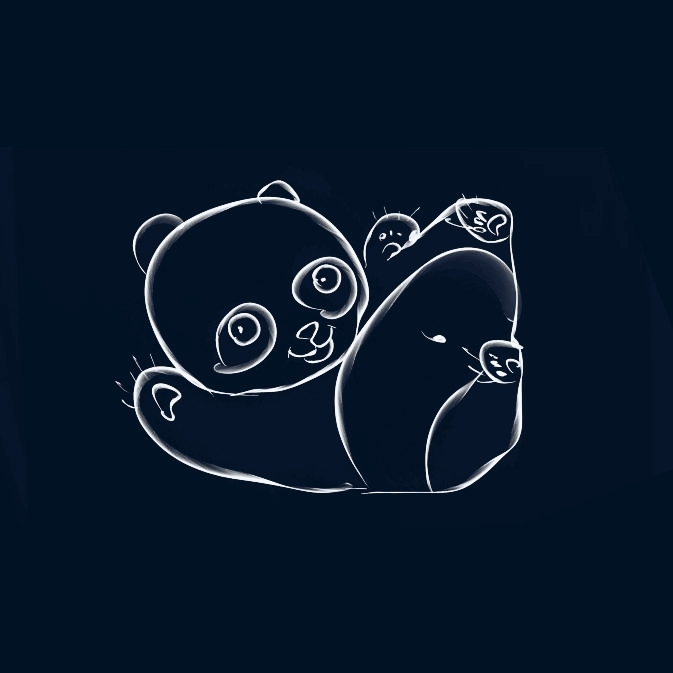 happy panda