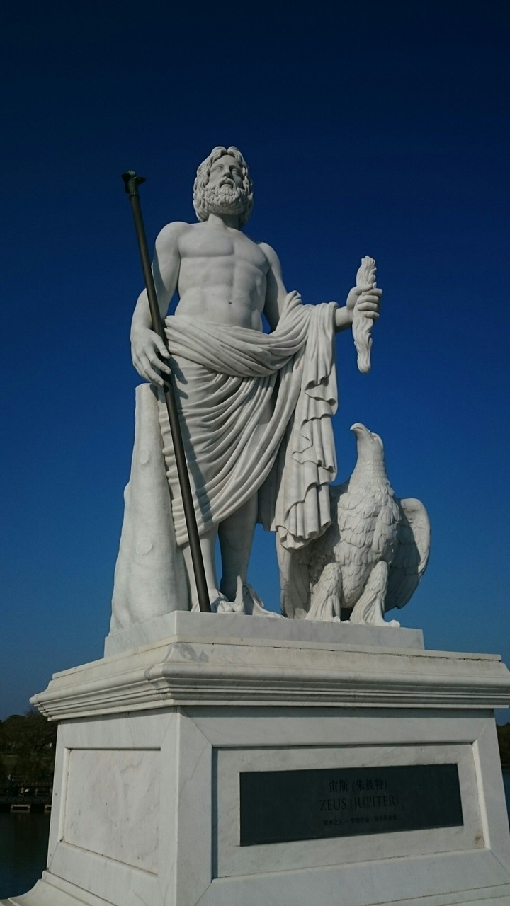 The Status of Zeus at Chimei Museum, Tainan, Taiwan.