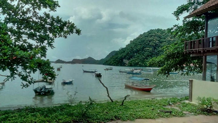 a small beach in langkawi