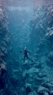 Freediving in the clearest water in the world