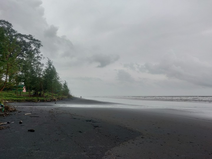 windy beach