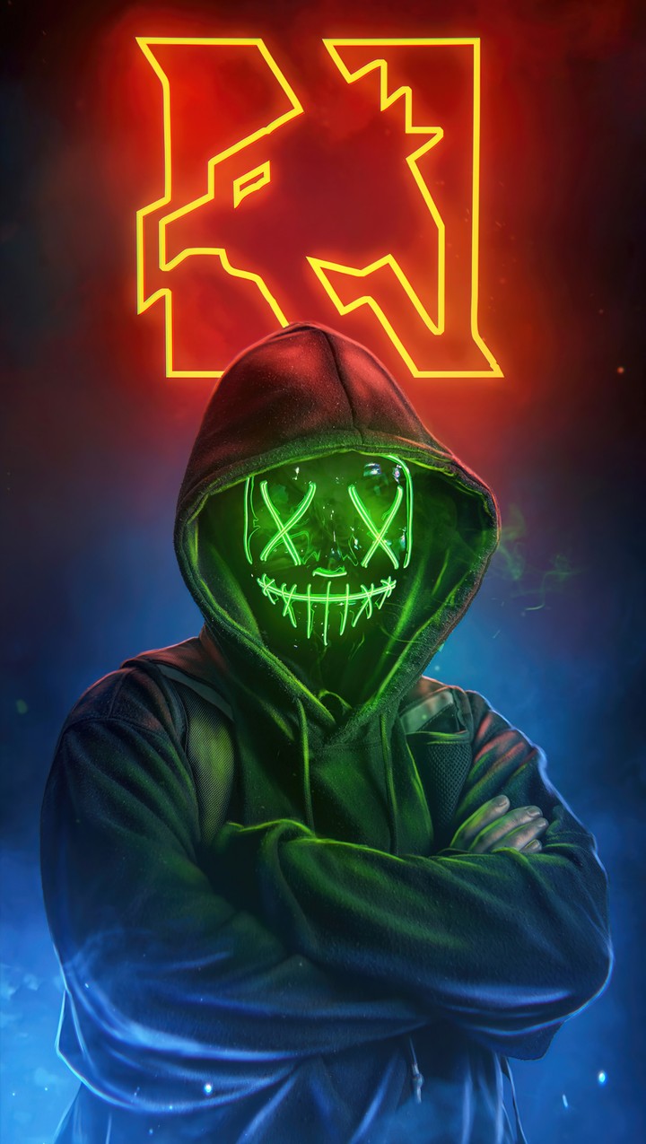 шпалери logo, night