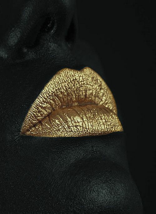 gold and black