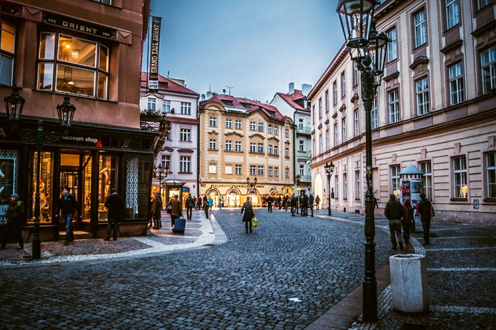 Charming Street of  Prague