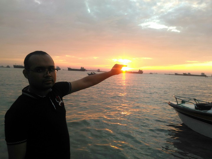 catching the sun