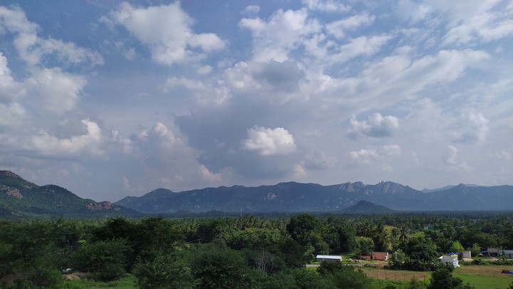 mountains and villages