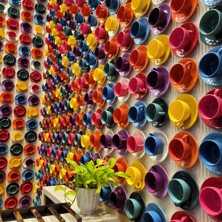 beautiful cup wall