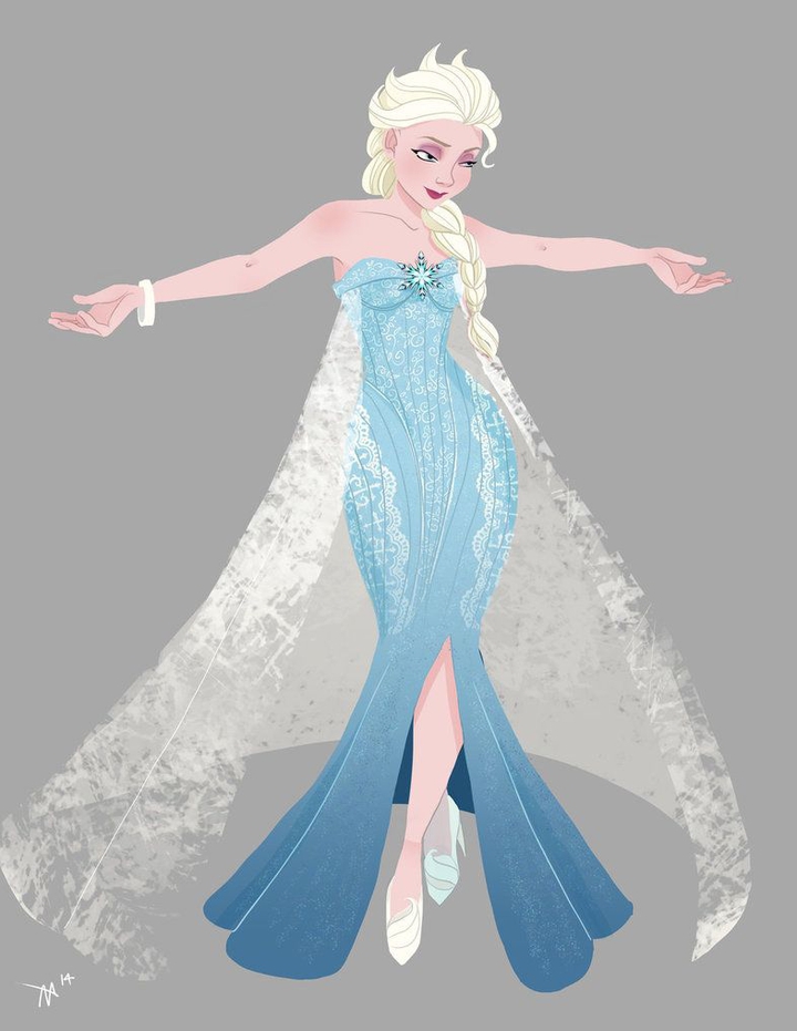 NEW ELEGANT LOOK FOR ELSA