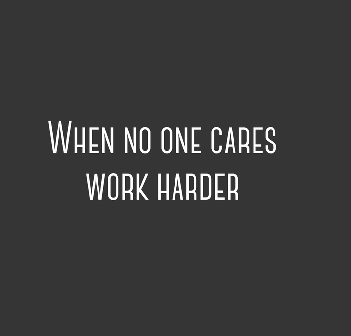 work hard