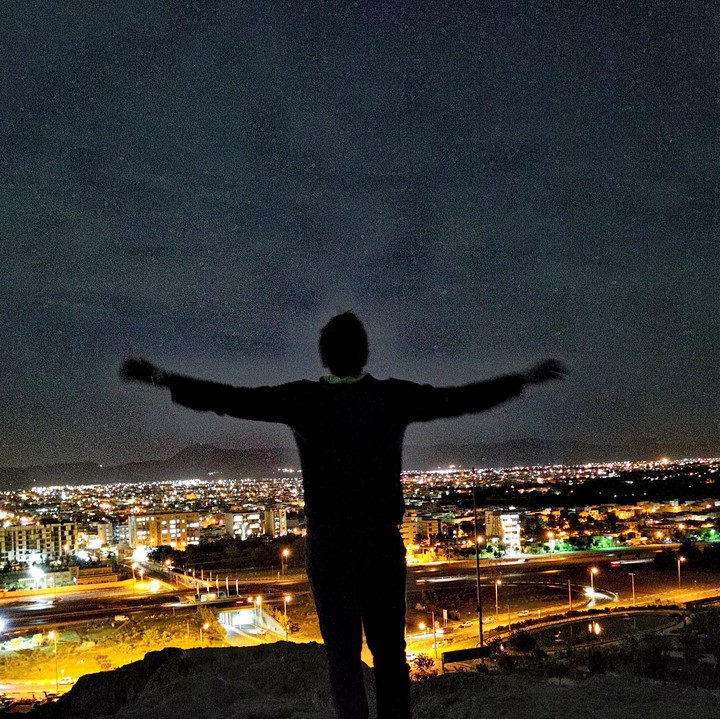 alone man