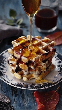 Honey waffle