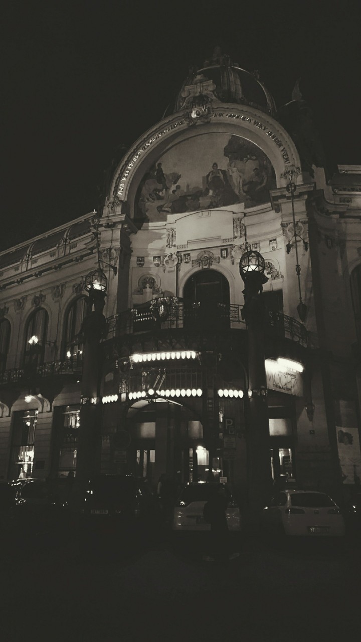 black night