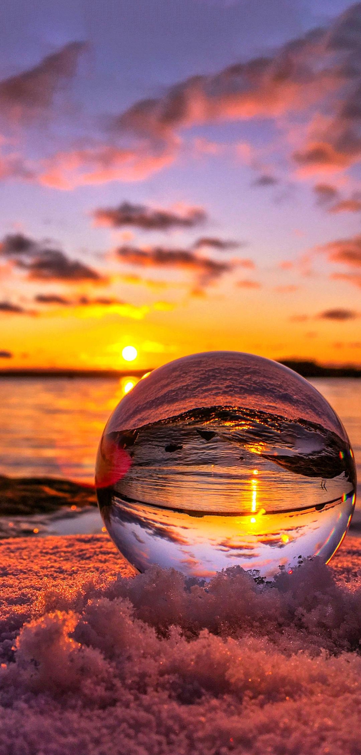 Sea through marble