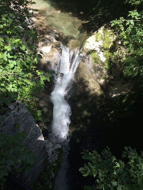 water is falling