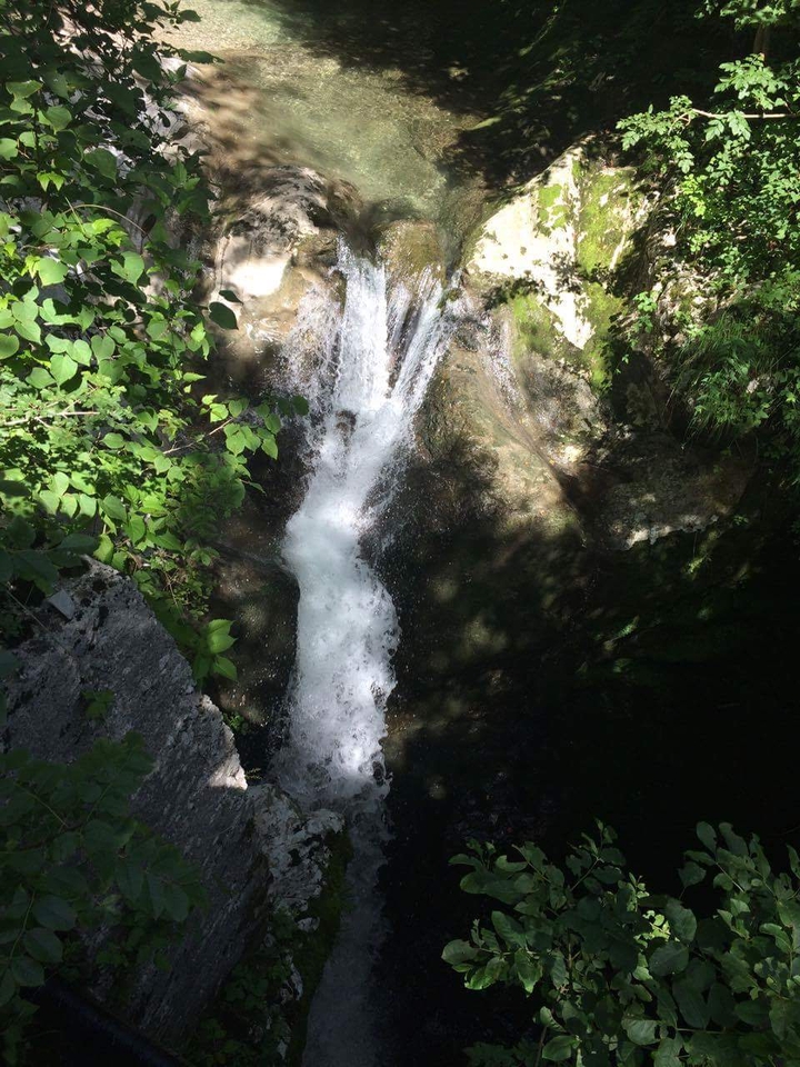 water is falling