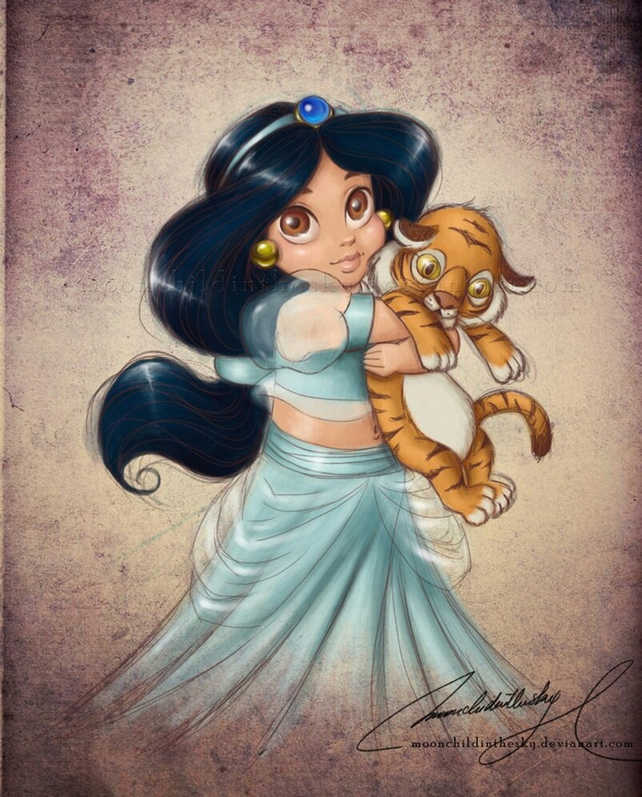 Baby Jasmine and Rajah